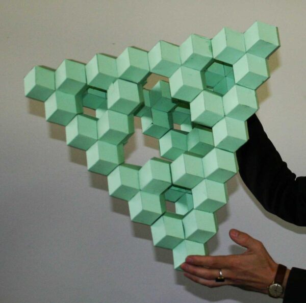 Das Sierpinski-Tetraeder aus Rhombendodekaedern
